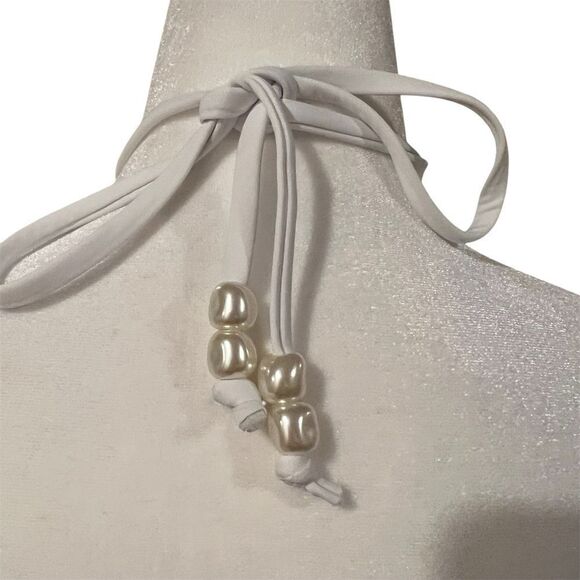 l*space Marina bitsy one piece swimsuit womens size xl in white‎ NWT - Picture 13 of 15